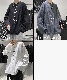 DEVICE select ビッグシルエット タトゥーデザイン プリントTシャツ ロンT 長袖 メンズ レディース ユニセックス