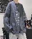 DEVICE select ビッグシルエット タトゥーデザイン プリントTシャツ ロンT 長袖 メンズ レディース ユニセックス