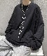 DEVICE select ビッグシルエット タトゥーデザイン プリントTシャツ ロンT 長袖 メンズ レディース ユニセックス