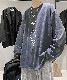 DEVICE select ビッグシルエット タトゥーデザイン プリントTシャツ ロンT 長袖 メンズ レディース ユニセックス
