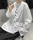 DEVICE select ビッグシルエット タトゥーデザイン プリントTシャツ ロンT 長袖 メンズ レディース ユニセックス