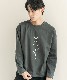 DEVICE select ビッグシルエット タトゥーデザイン プリントTシャツ ロンT 長袖 メンズ レディース ユニセックス