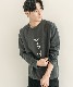 DEVICE select ビッグシルエット タトゥーデザイン プリントTシャツ ロンT 長袖 メンズ レディース ユニセックス