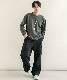 DEVICE select ビッグシルエット タトゥーデザイン プリントTシャツ ロンT 長袖 メンズ レディース ユニセックス