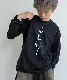 DEVICE select ビッグシルエット タトゥーデザイン プリントTシャツ ロンT 長袖 メンズ レディース ユニセックス