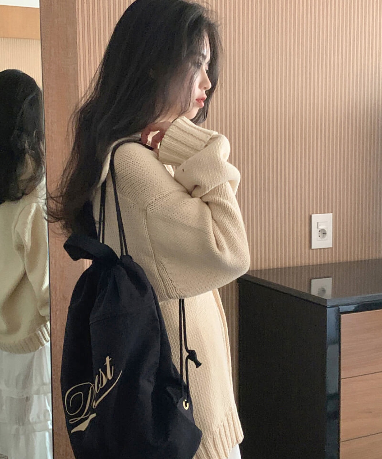 ナンバーナイン　01ss タイム期　ドローストリングバッグ　リュック　未使用 ナンバーナイン 01ss タイム期 ドローストリングバッグ リュック 未使用