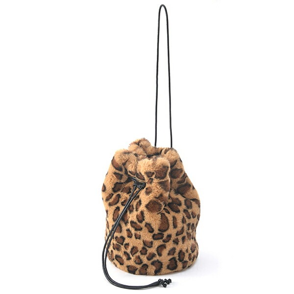 Rename ファー／ボア 巾着ハンドバッグ