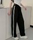 DEVICE select 韓国風 ダブルライン シンプル ジャージ トラックパンツ メンズ レディース ユニセックス