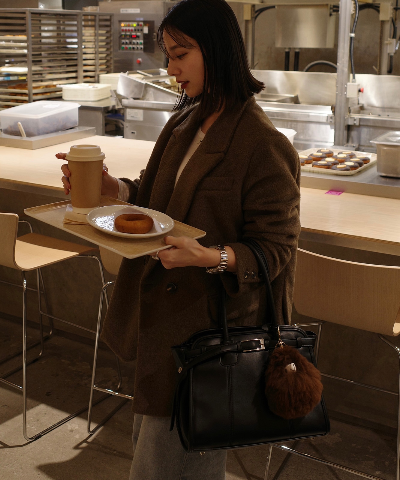 【 DEVICE × mikuコラボ 】REAIMER（リエメ）ベルト デザイン ボストンバッグ レディース MBG25070