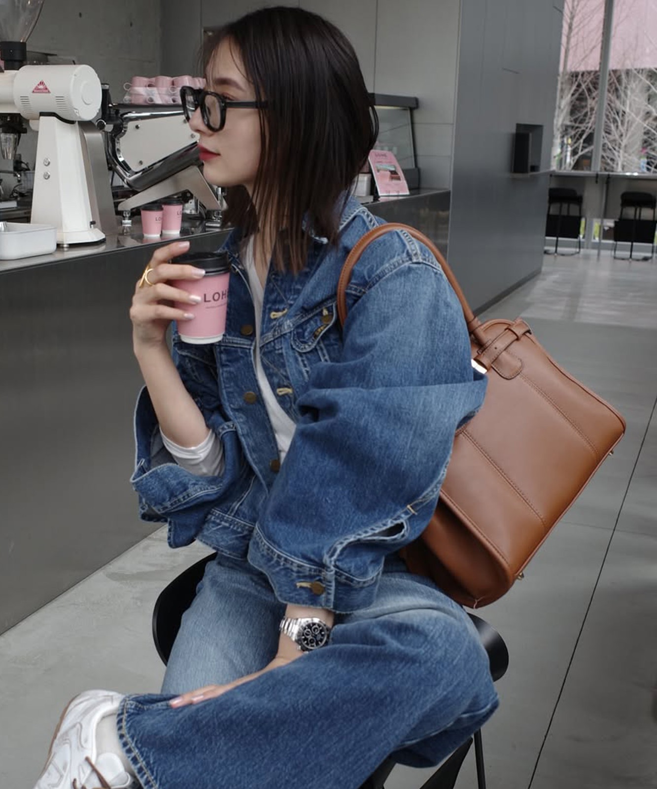 【 DEVICE × mikuコラボ 】REAIMER（リエメ）ベルト デザイン ボストンバッグ レディース MBG25070