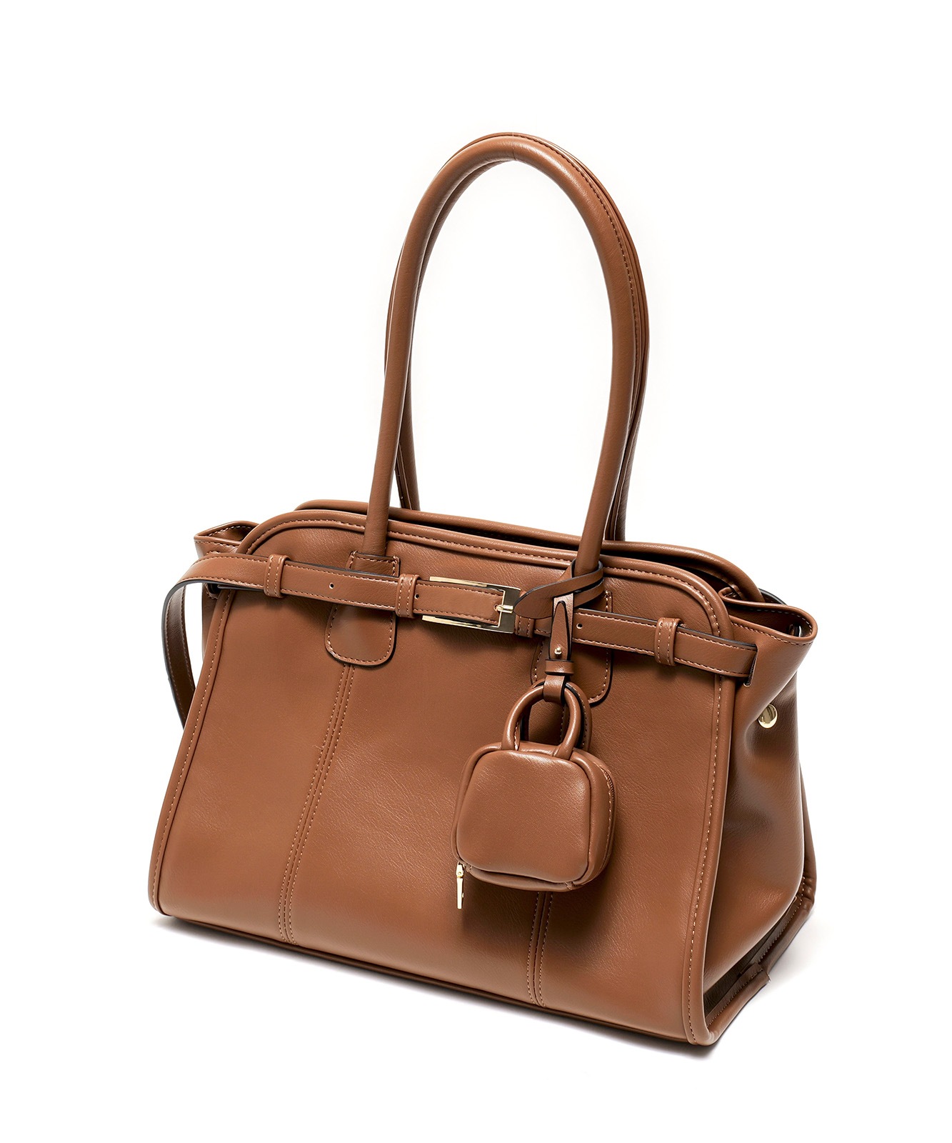 【 DEVICE × mikuコラボ 】REAIMER（リエメ）ベルト デザイン ボストンバッグ レディース MBG25070