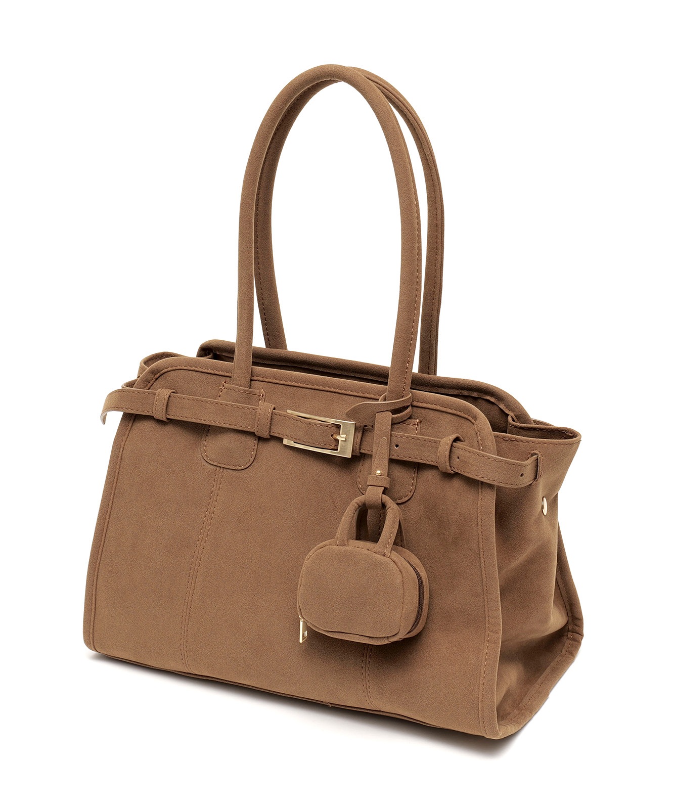 【 DEVICE × mikuコラボ 】REAIMER（リエメ）ベルト デザイン ボストンバッグ レディース MBG25070