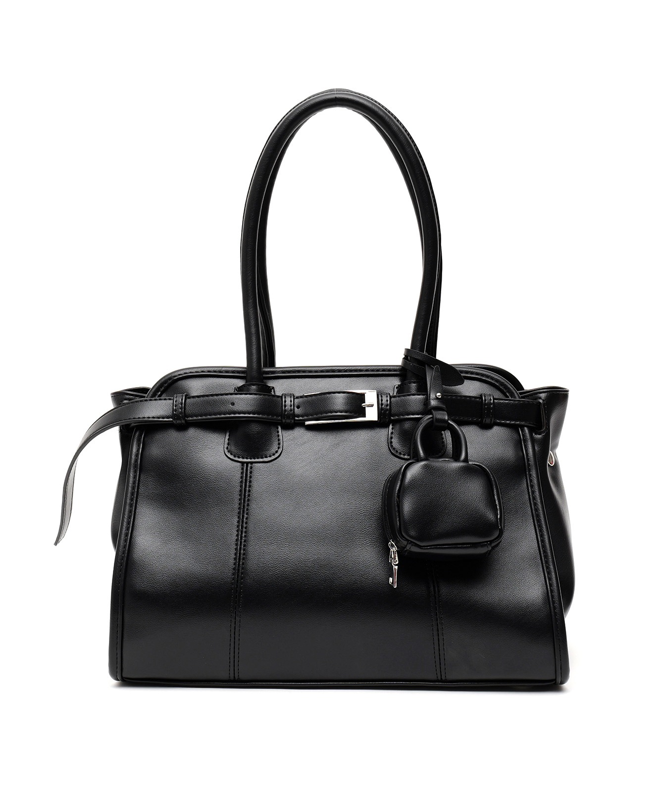 【 DEVICE × mikuコラボ 】REAIMER（リエメ）ベルト デザイン ボストンバッグ レディース MBG25070