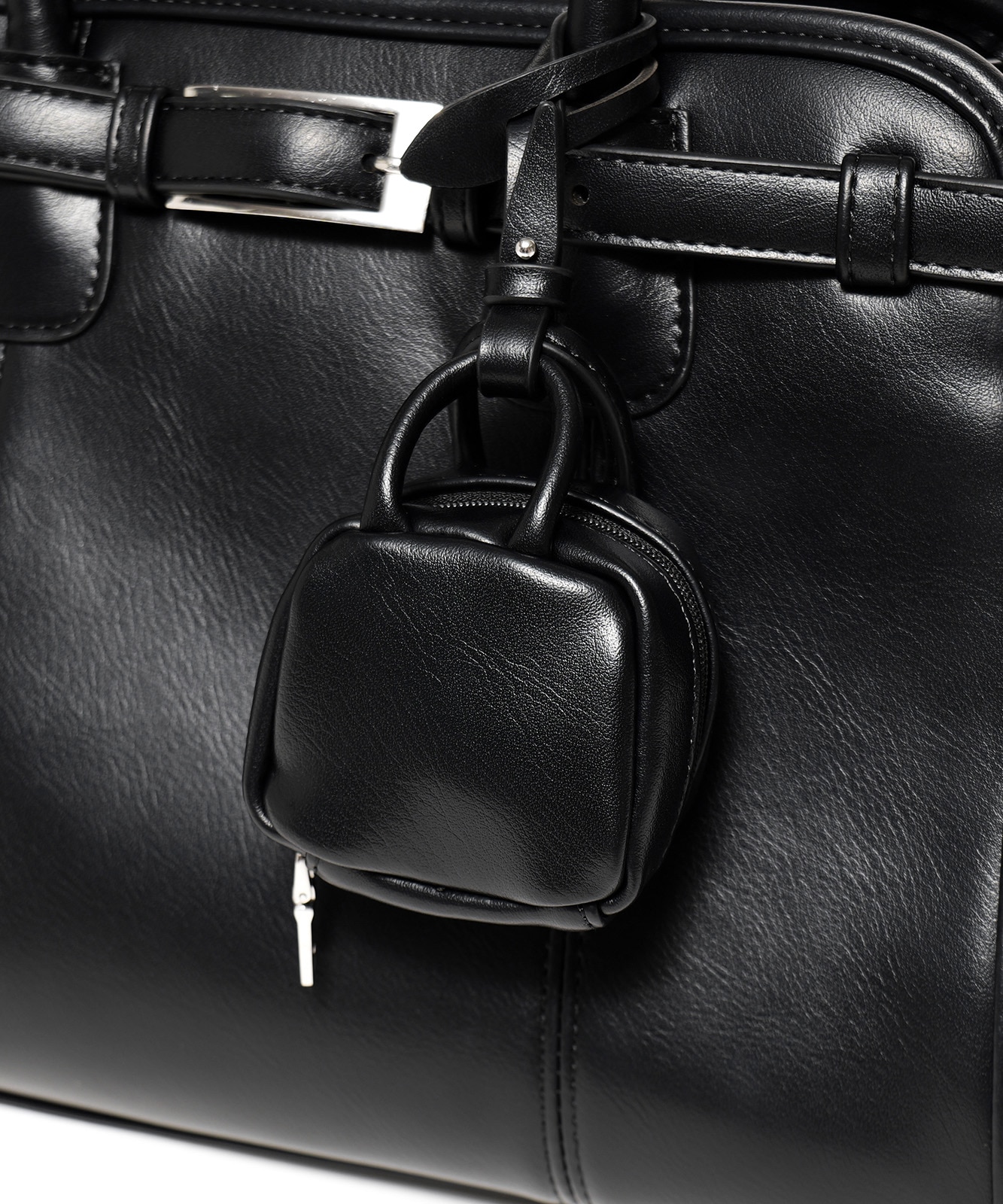 【 DEVICE × mikuコラボ 】REAIMER（リエメ）ベルト デザイン ボストンバッグ レディース MBG25070