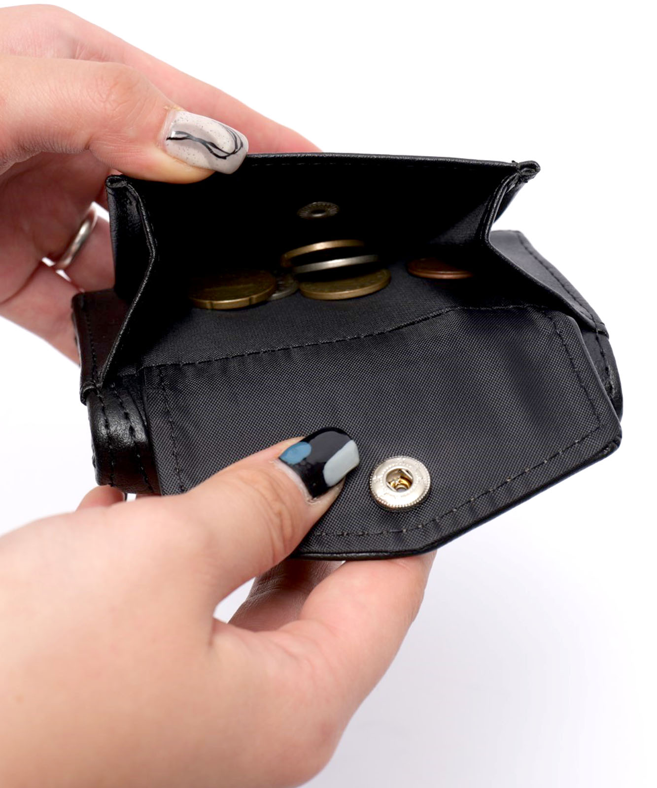 DEVICE select ライダースジャケットデザイン ミドル財布 ミニ財布