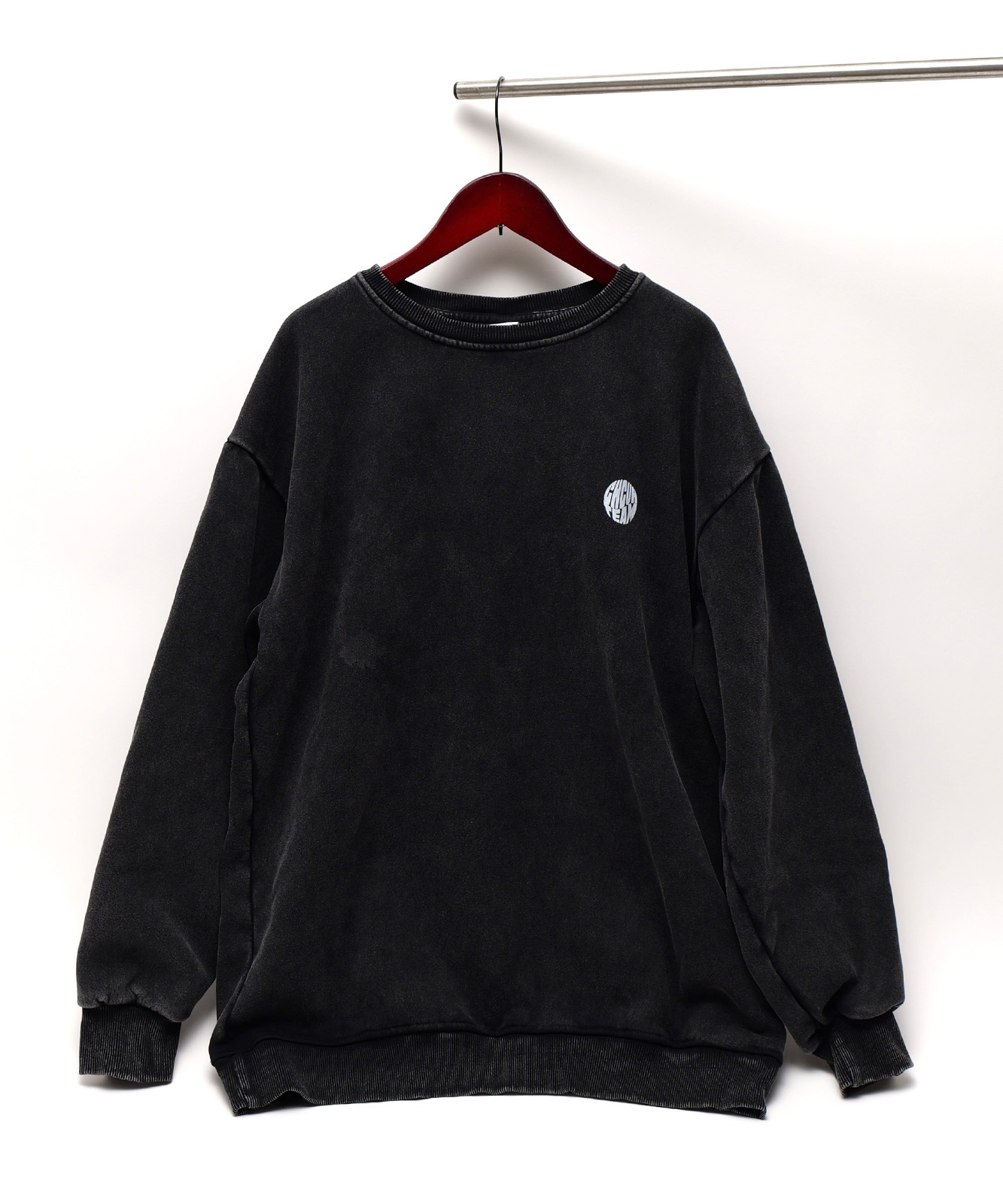 DEVICE select オーバーサイズ ワンポイント ロゴ ゆるスウェット トレーナー メンズ レディース