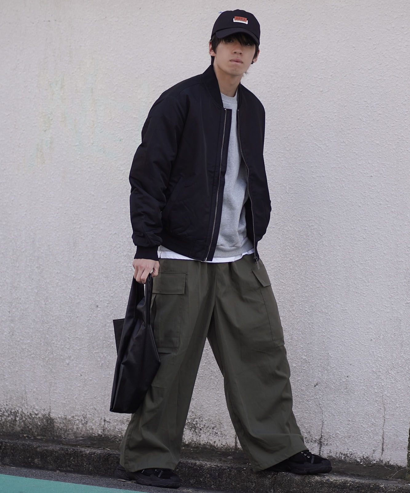 Rename フェイクレザー 2WAY  ショッパーショルダーバッグ