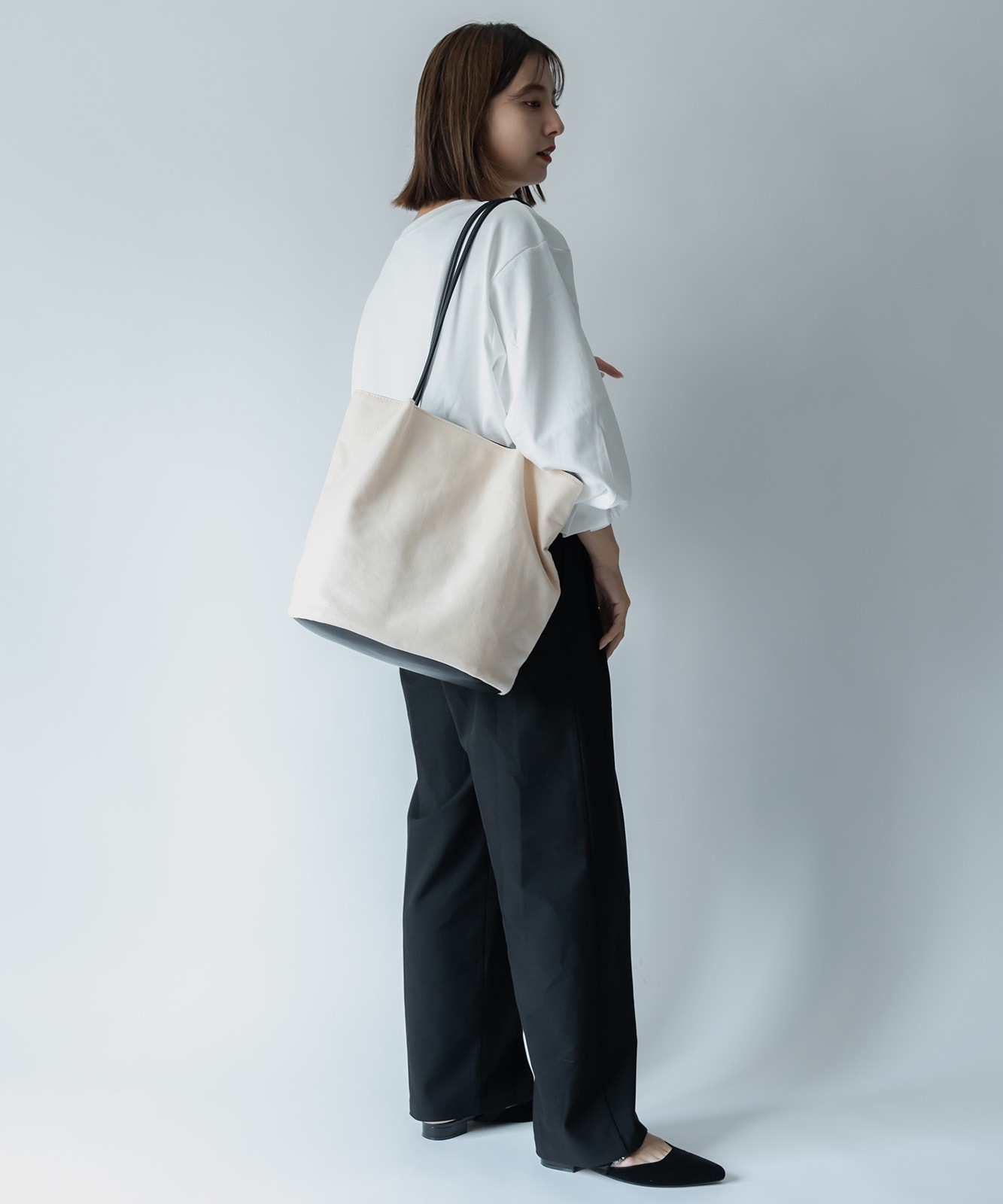 Rename カゴ キャンバス トートバッグ かごバッグ メンズ レディース