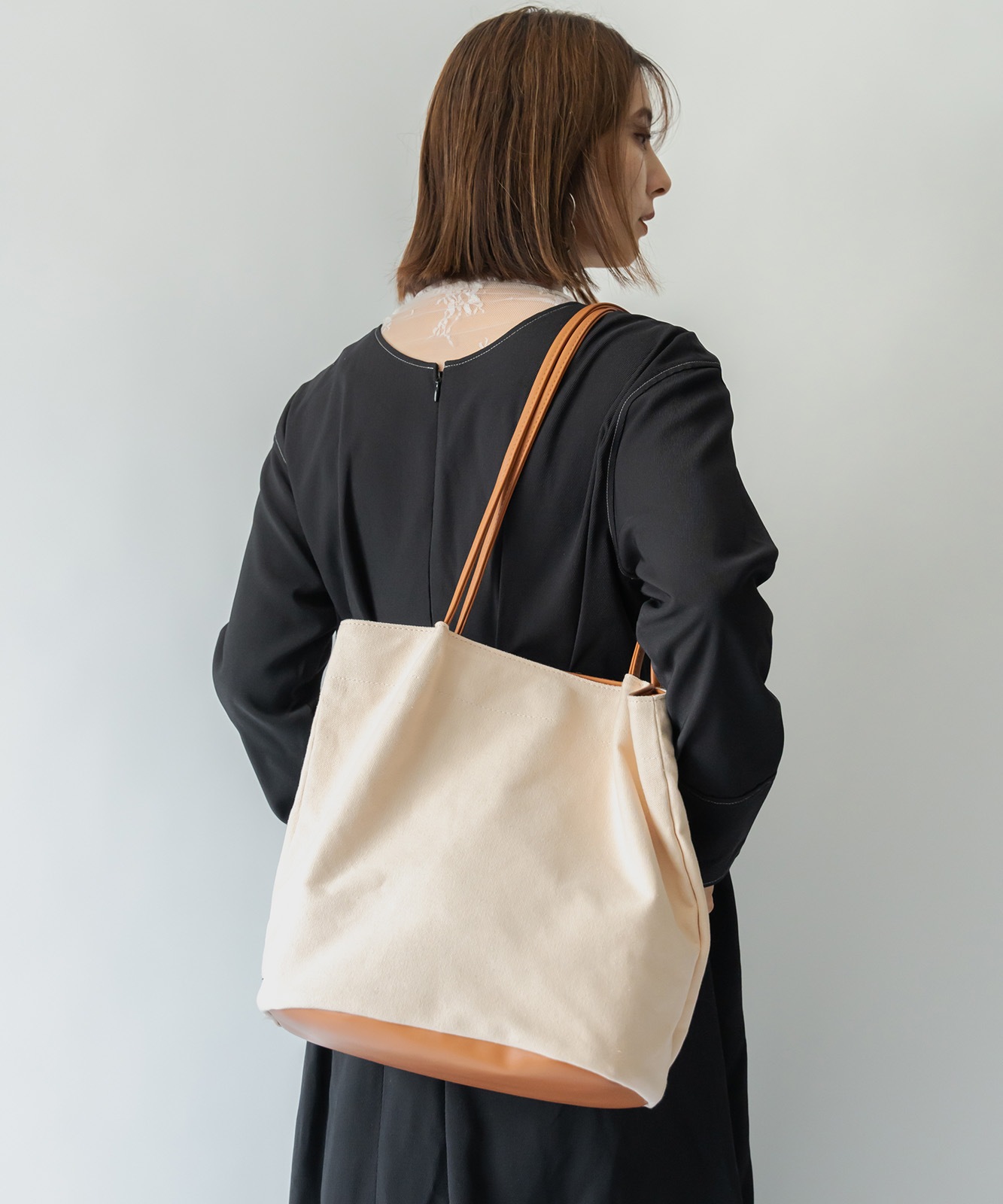 Rename カゴ キャンバス トートバッグ かごバッグ メンズ レディース