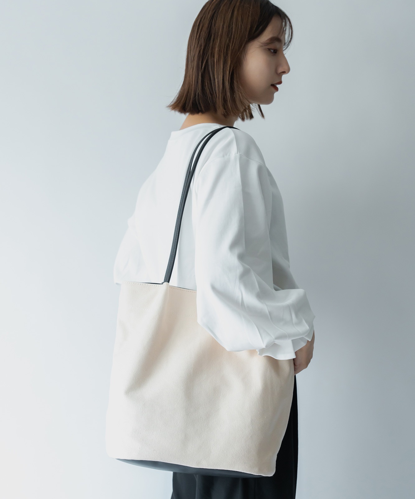 Rename カゴ キャンバス トートバッグ かごバッグ メンズ レディース