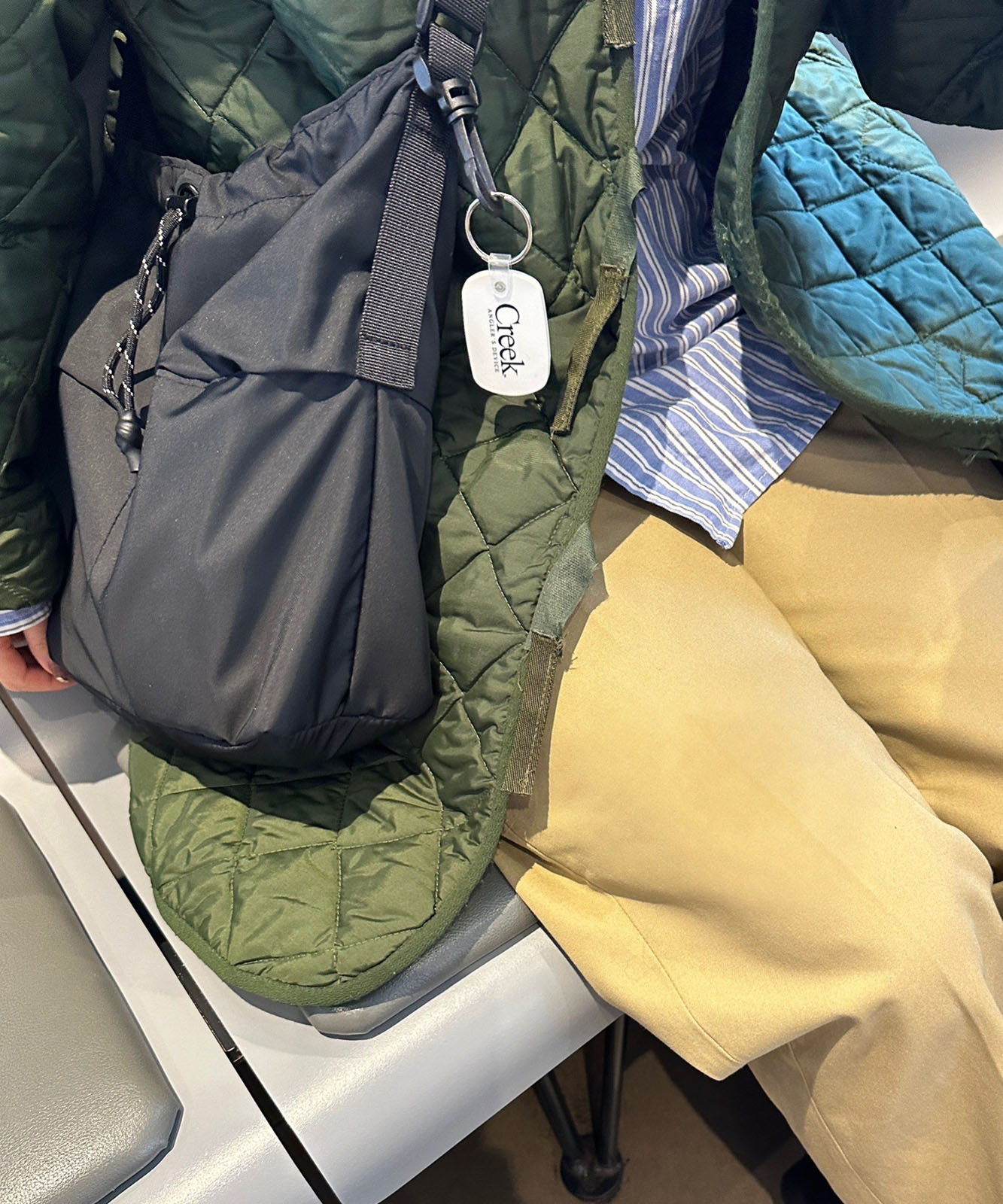 【 DEVICE × mikaコラボ 】 Rename カラビナ付き パラコード巾着 ナイロン ショルダーバッグ 巾着バッグ メンズ レディース