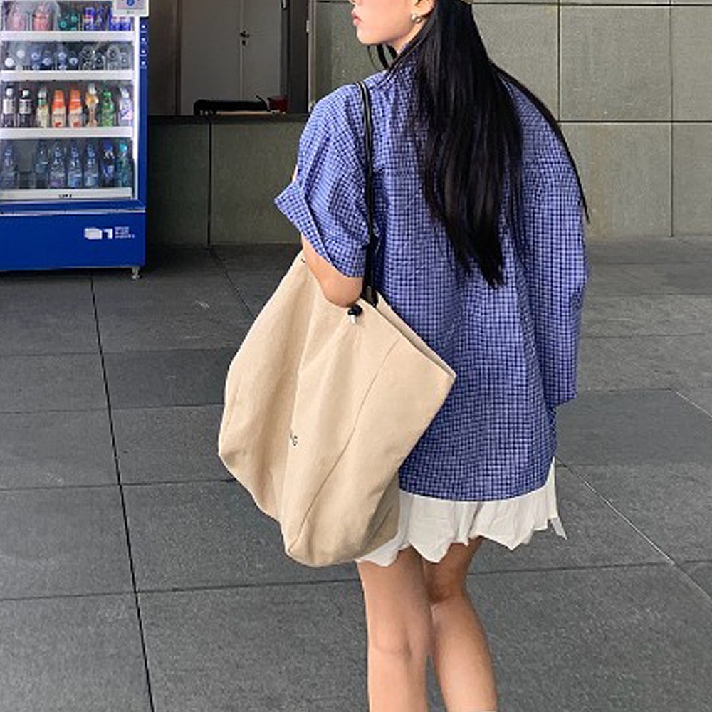 ストライプ ビッグシルエット 半袖 シャツ