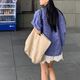 ストライプ ビッグシルエット 半袖 シャツ