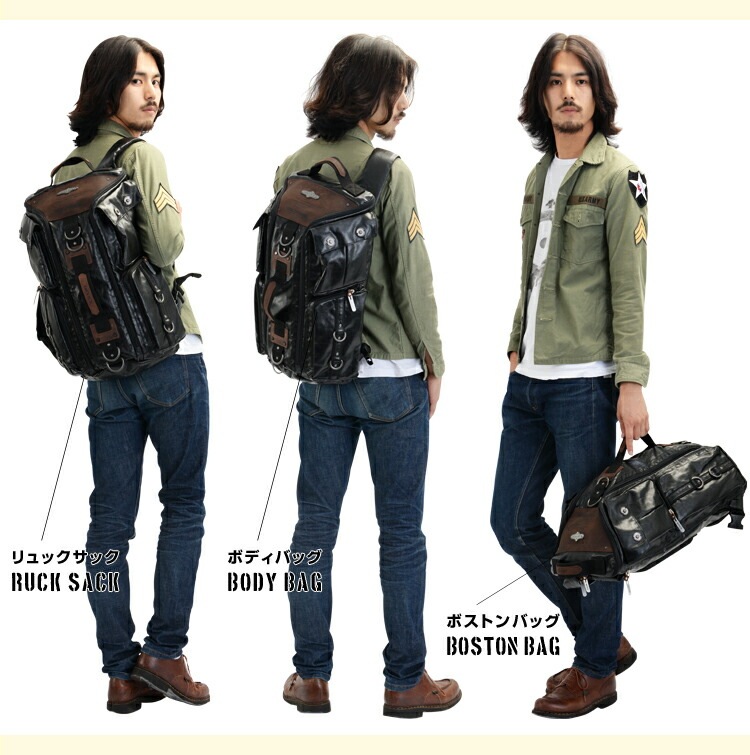 DEVICE gear 3way ボディバッグ