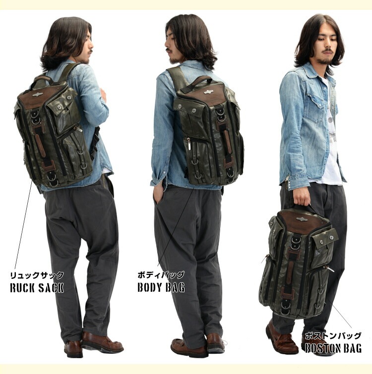 DEVICE gear 3way ボディバッグ