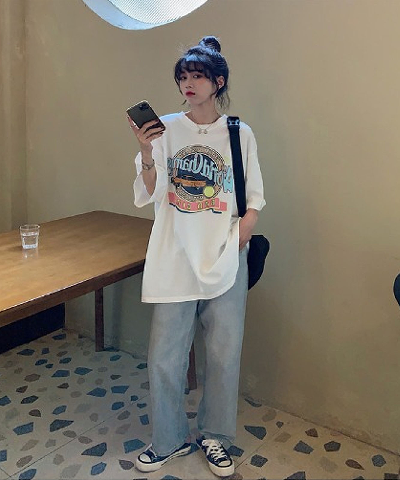 DEVICE select ヴィンテージスタイルビッグシルエットTシャツ メンズ レディース