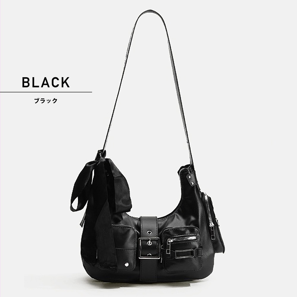 ベルトデザイン ショルダーバッグ
