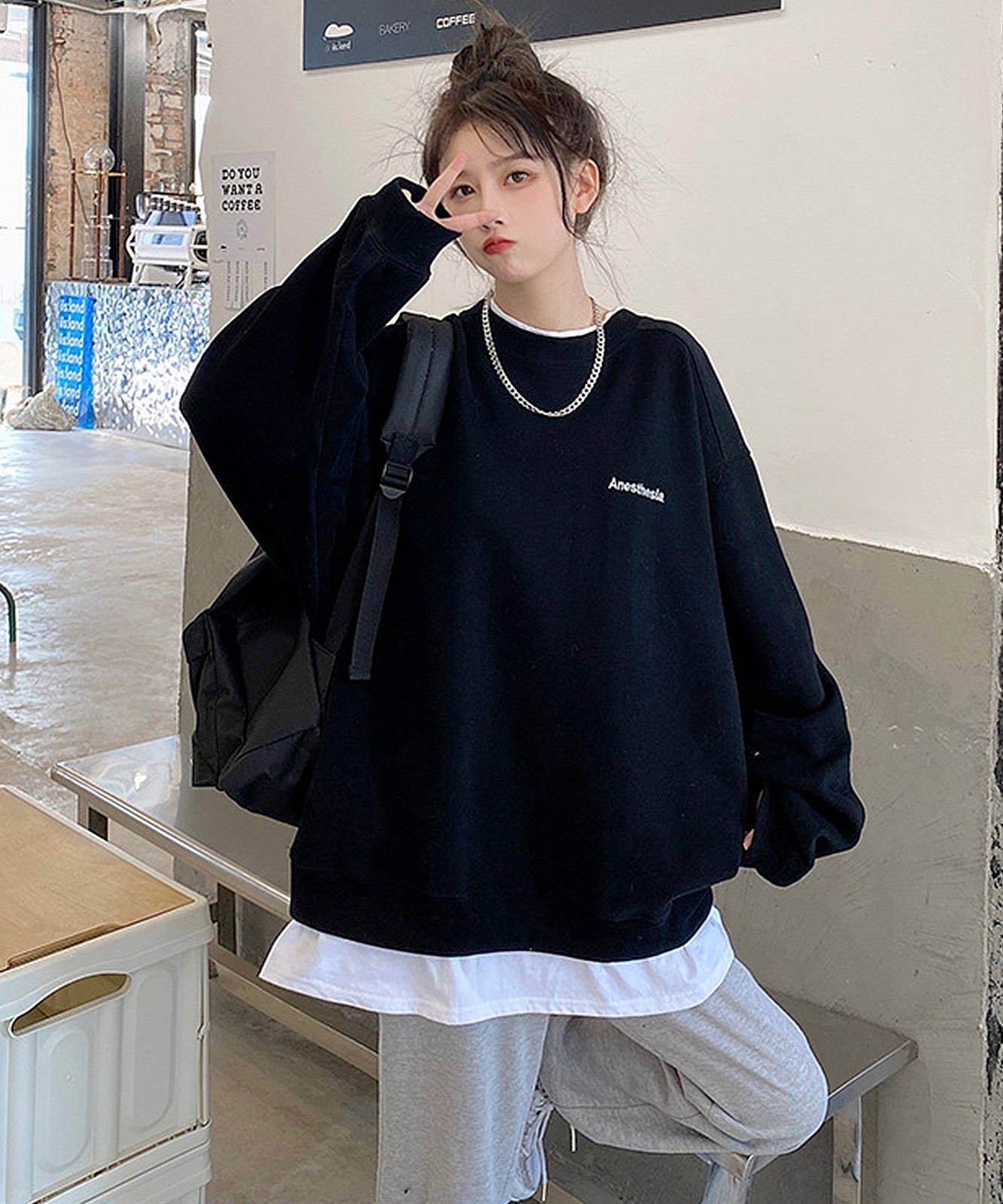 DEVICE select ストリートデザイン スウェット トレーナー メンズ レディース ユニセックス