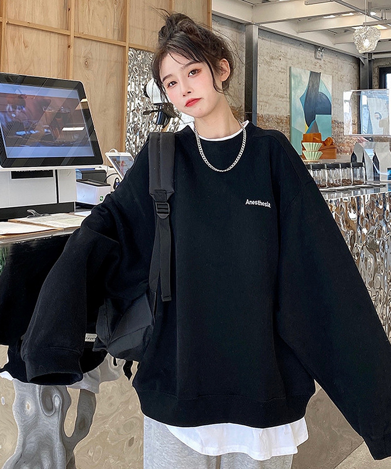 DEVICE select ストリートデザイン スウェット トレーナー メンズ レディース ユニセックス