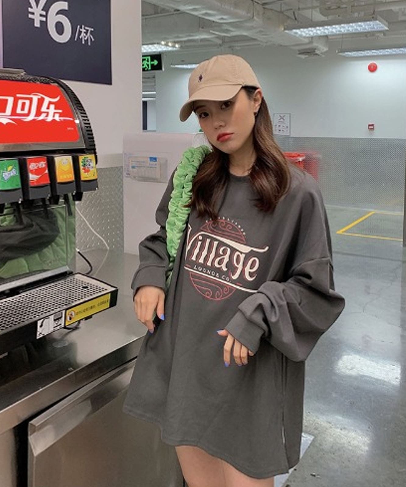 DEVICE select シックデザイン ルーズロングスリーブスウェット メンズ レディース