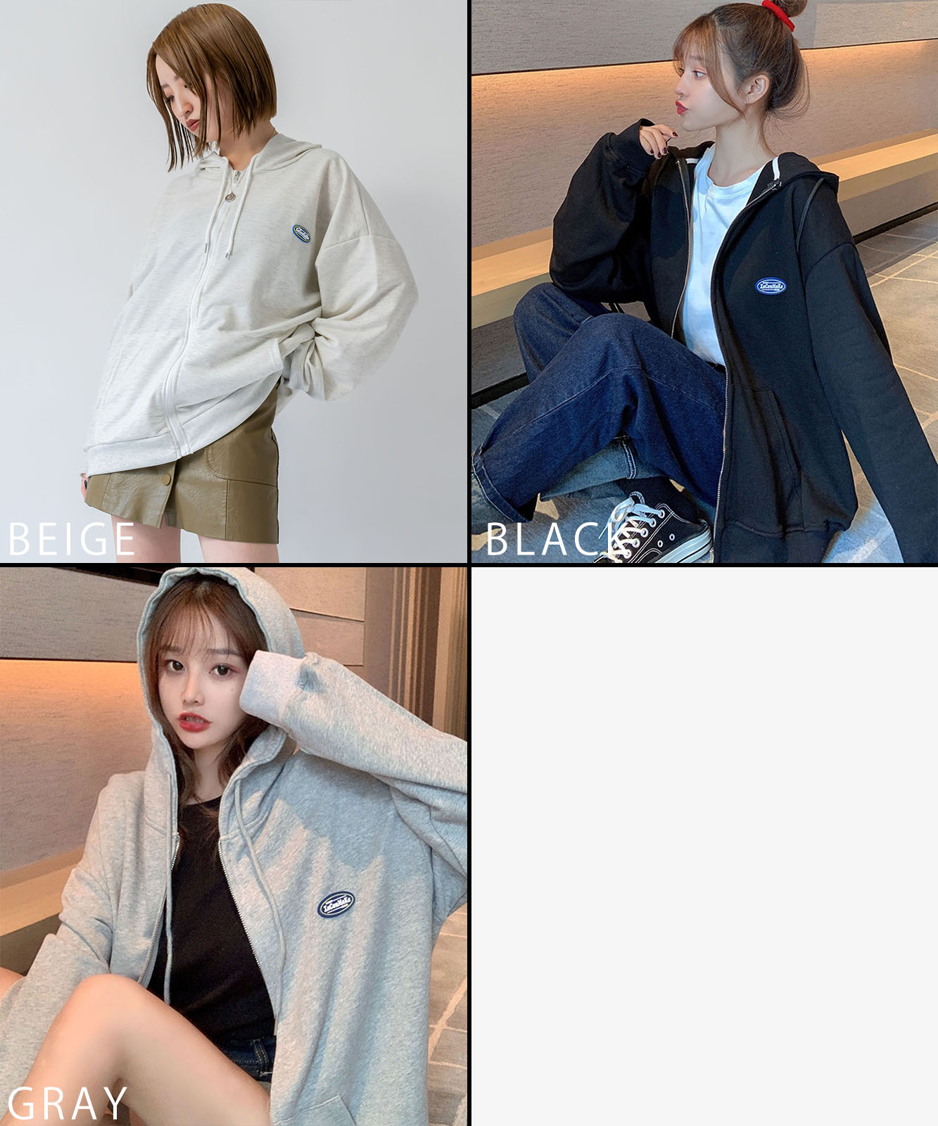 PEOPLESTYLE まつじつ 風 ルーズ パーカー・フーディ 男女兼用 S PEOPLESTYLE(ピープルスタイル) パーカー・フーディ(メンズ