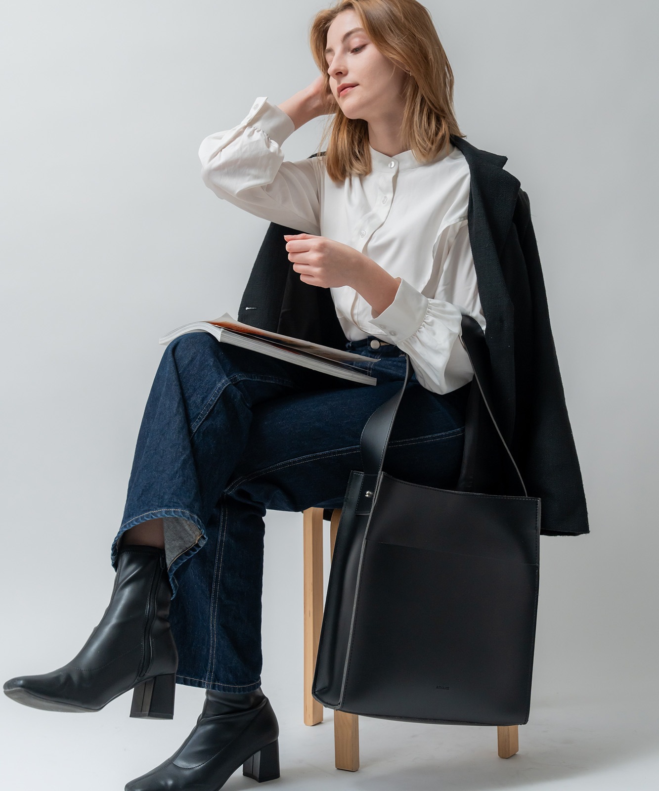 Rename フェイクレザー ショルダーバッグ