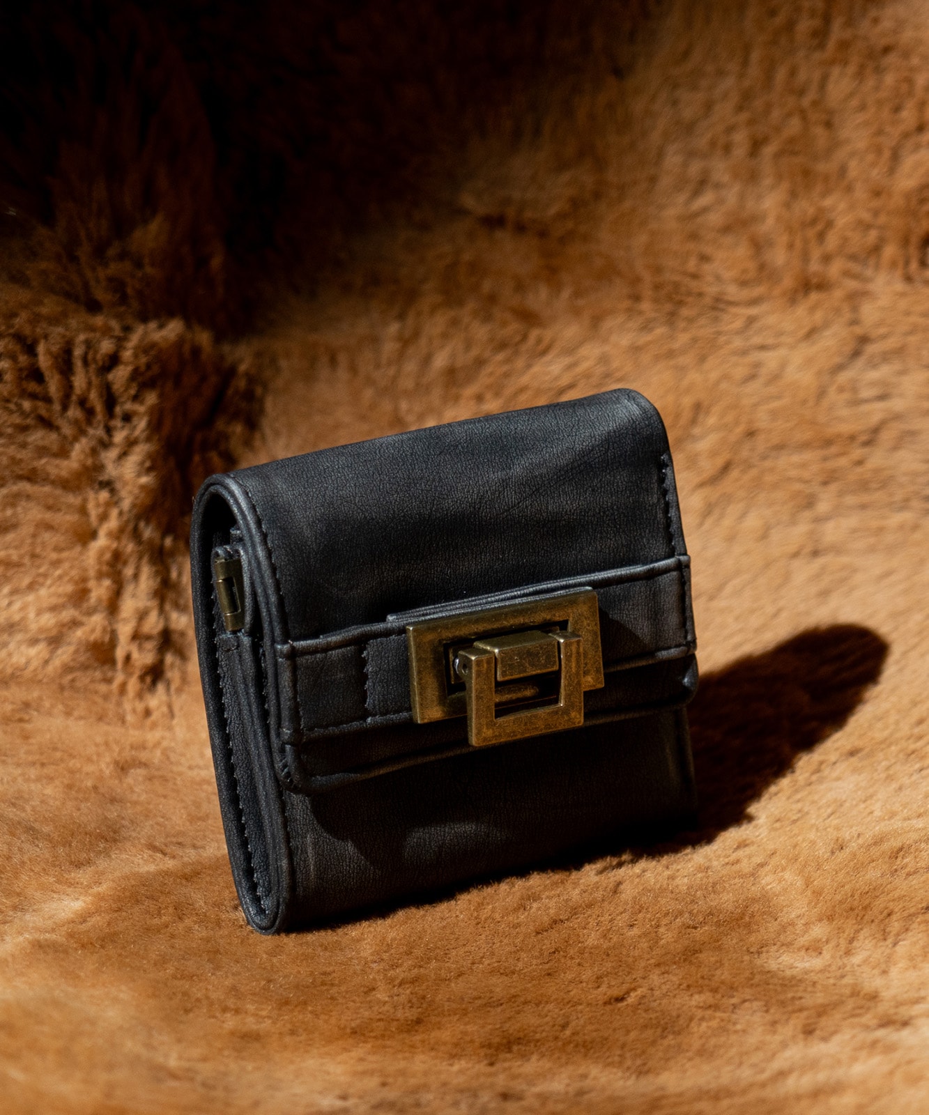 DEVICE ヴィンテージデザイン 三つ折り財布 