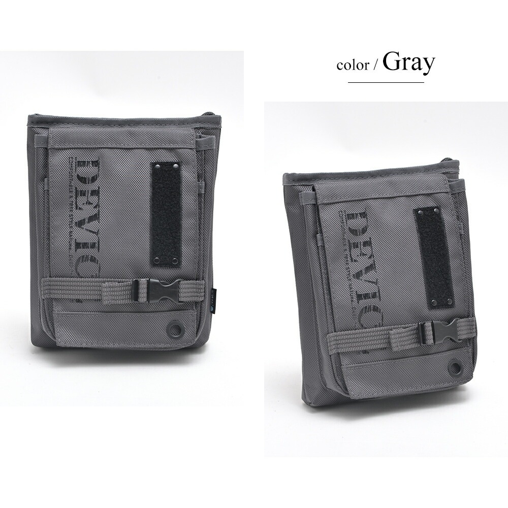 DEVICE 抗菌 抗ウイルス フロントバックル 2way ショルダーバッグ 【内装「ポリジン・バイラルオフ」加工対応製品】