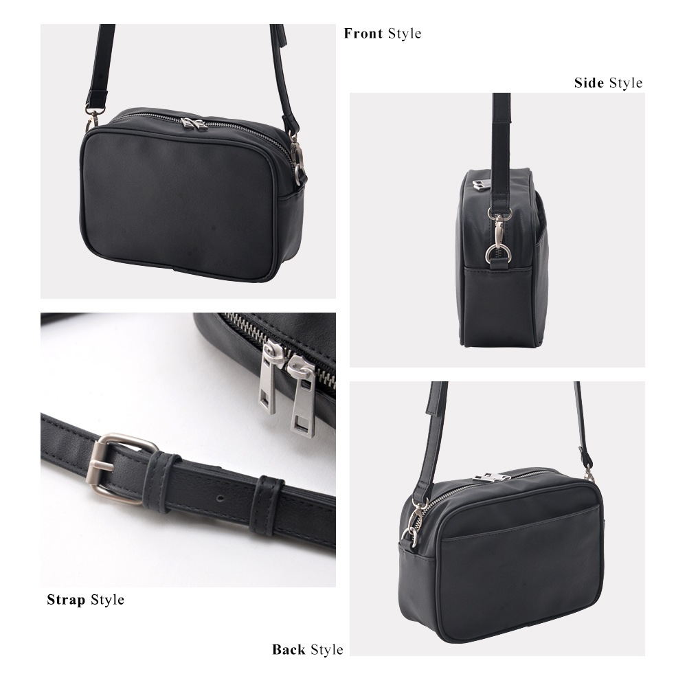 Rename 合皮 スクエアミニショルダーバッグ