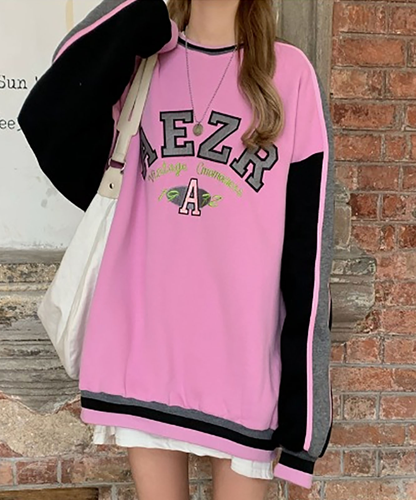 DEVICE select フロントビッグロゴ スウェット トレーナー