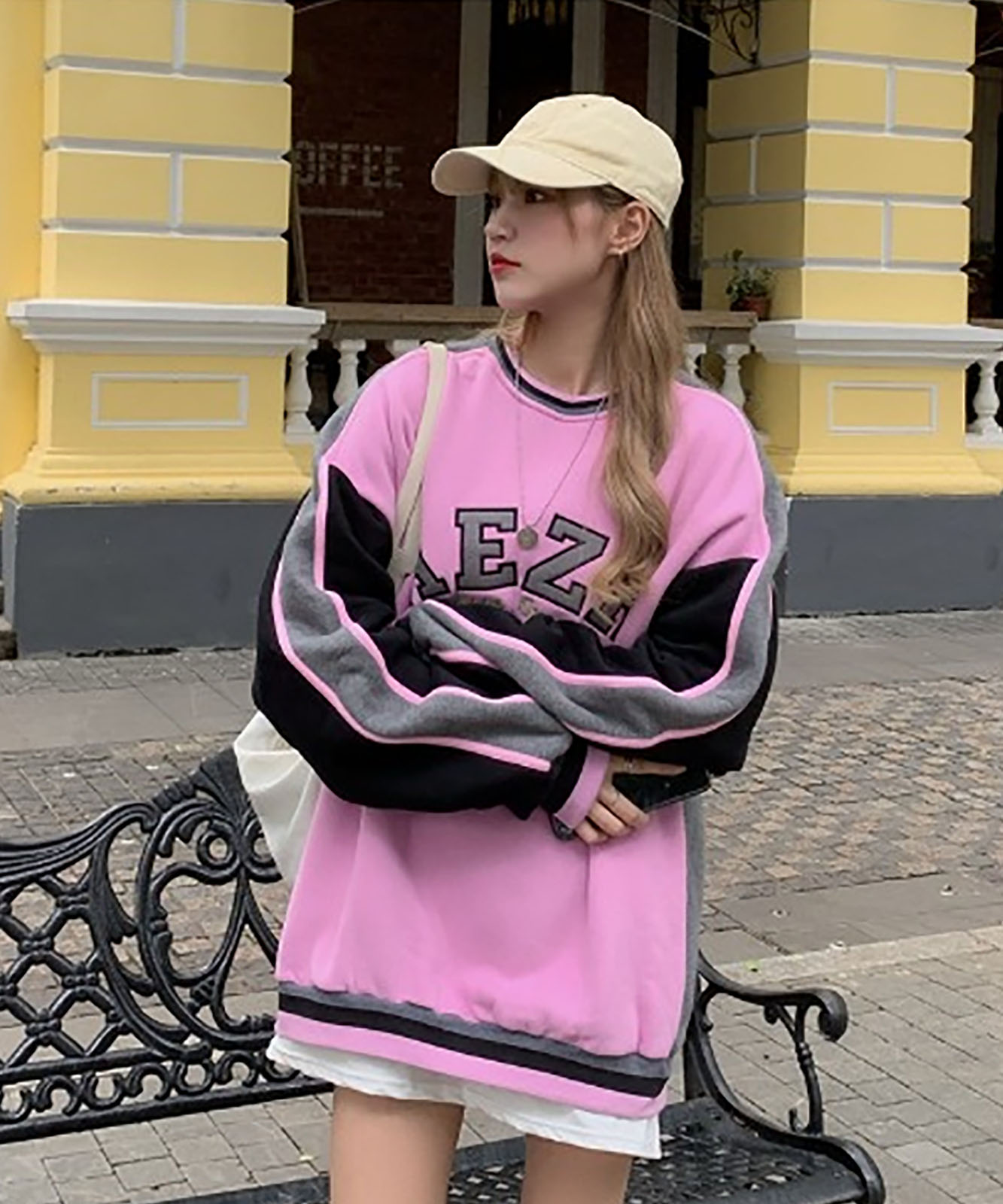 DEVICE select フロントビッグロゴ スウェット トレーナー