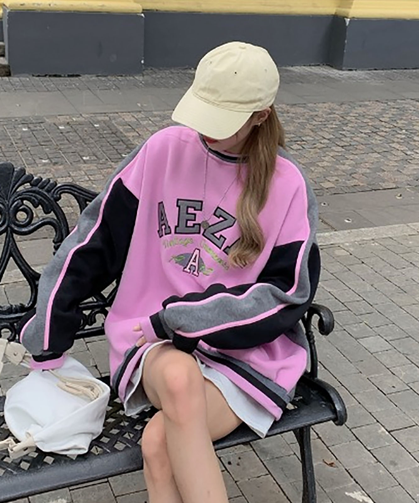 DEVICE select フロントビッグロゴ スウェット トレーナー