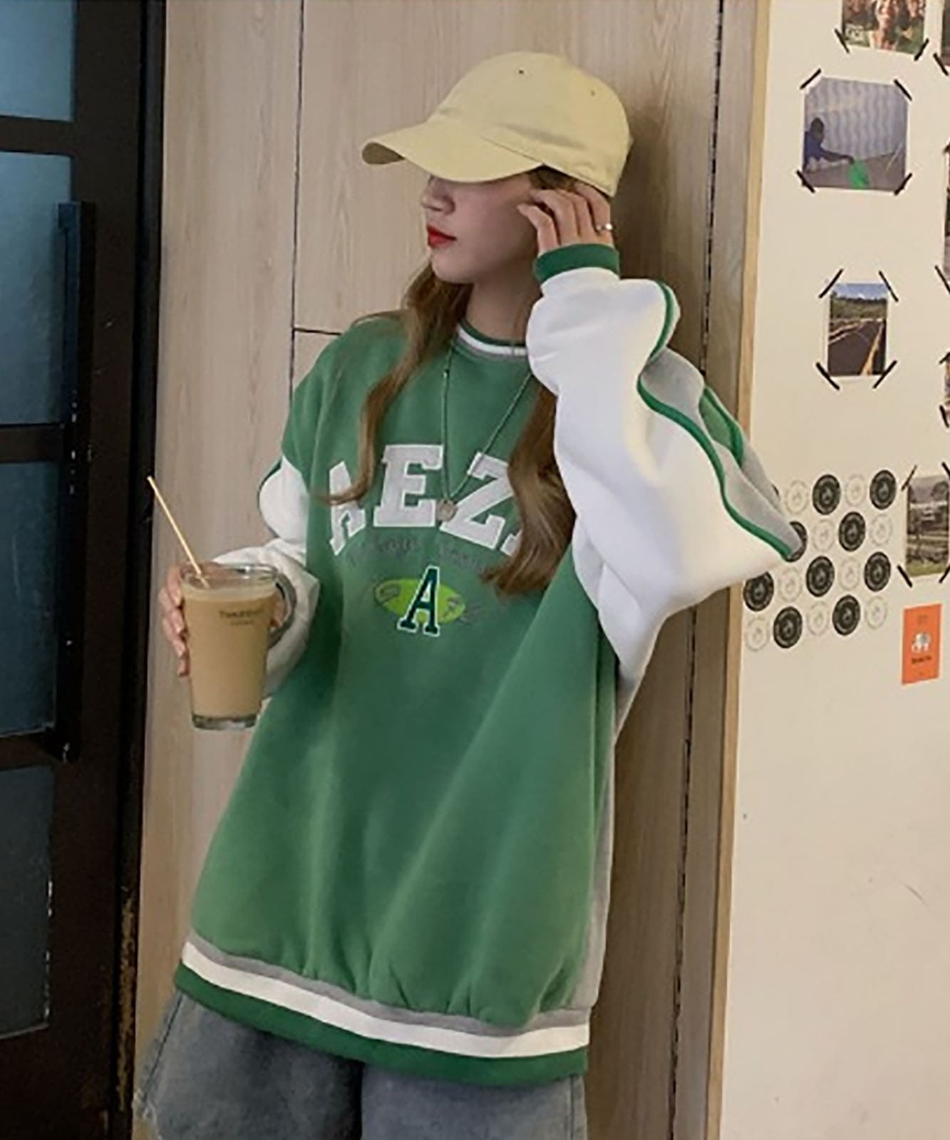 DEVICE select フロントビッグロゴ スウェット トレーナー TA417P