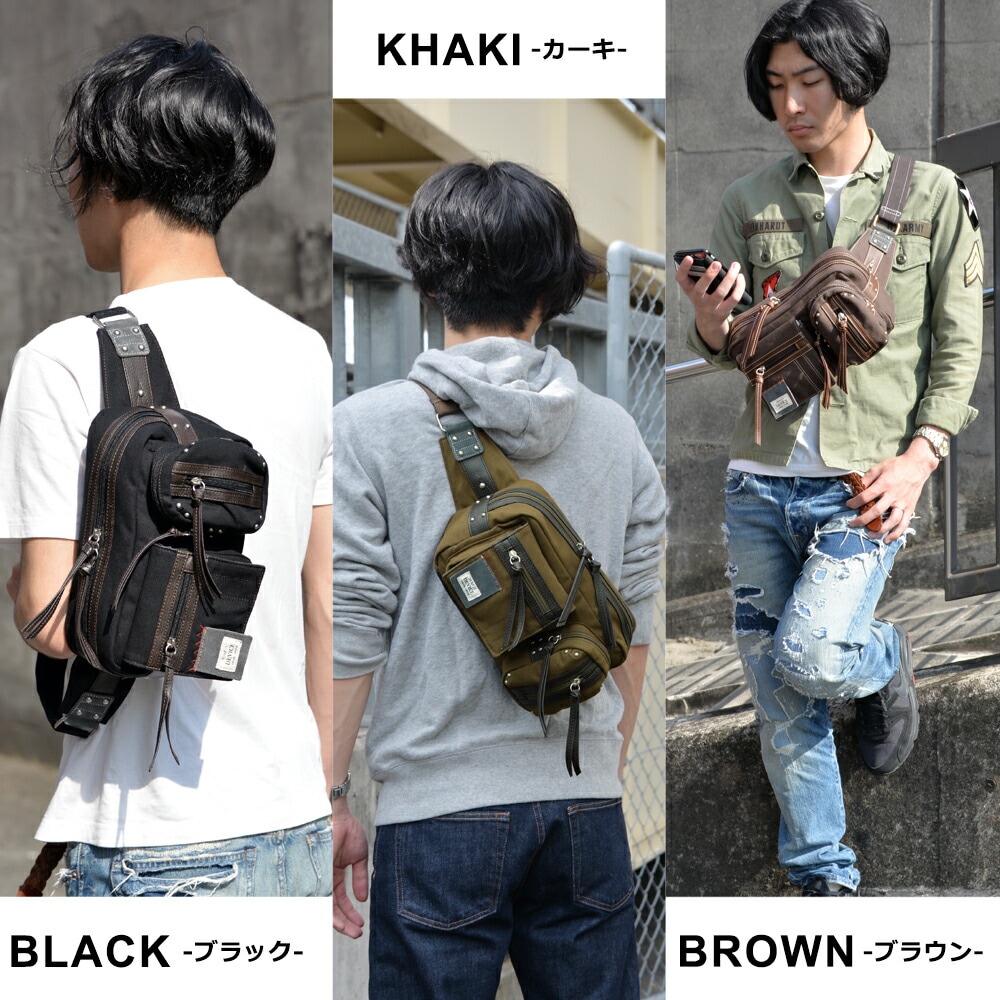 BIG HANDレザー メディスンバッグ小パイソン