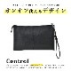 Control シンプル合皮クラッチバッグ