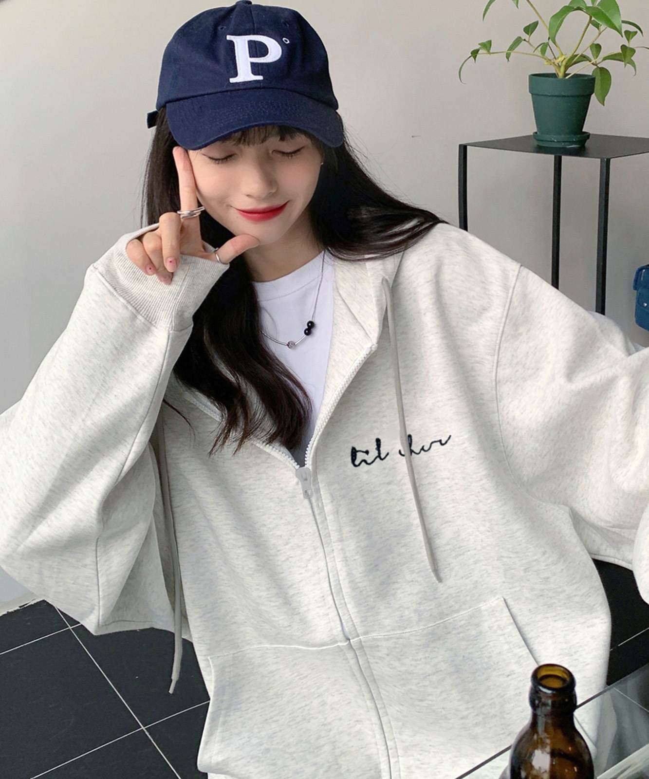 【 DEVICE select 】 ミニロゴプリント フーディ パーカー メンズ レディース ユニセックス 韓国風 Y2K カジュアル ストリート おしゃれ TA418P