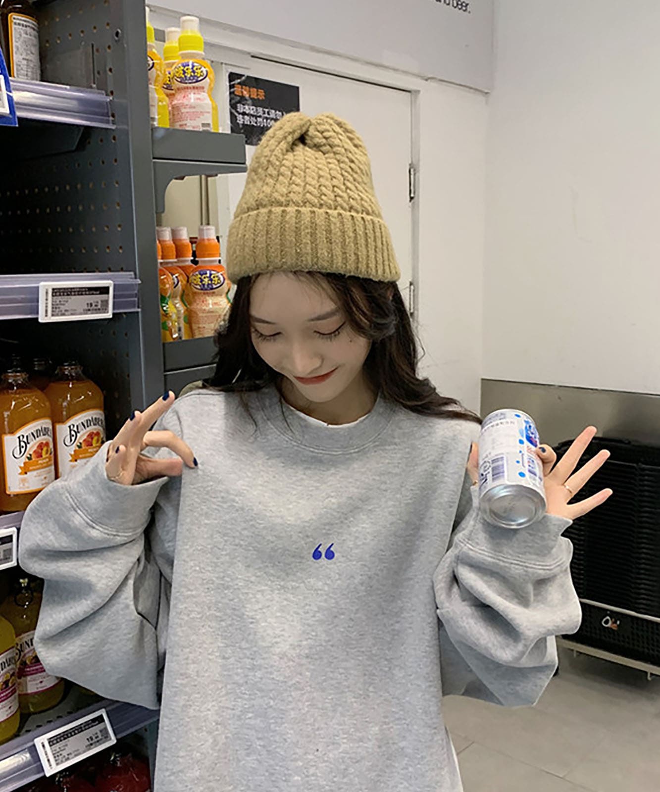 シンボルマーク シンプル ワンポイント オーバーサイズ スウェット トレーナー ビッグシルエット ノームコア メンズ レディース