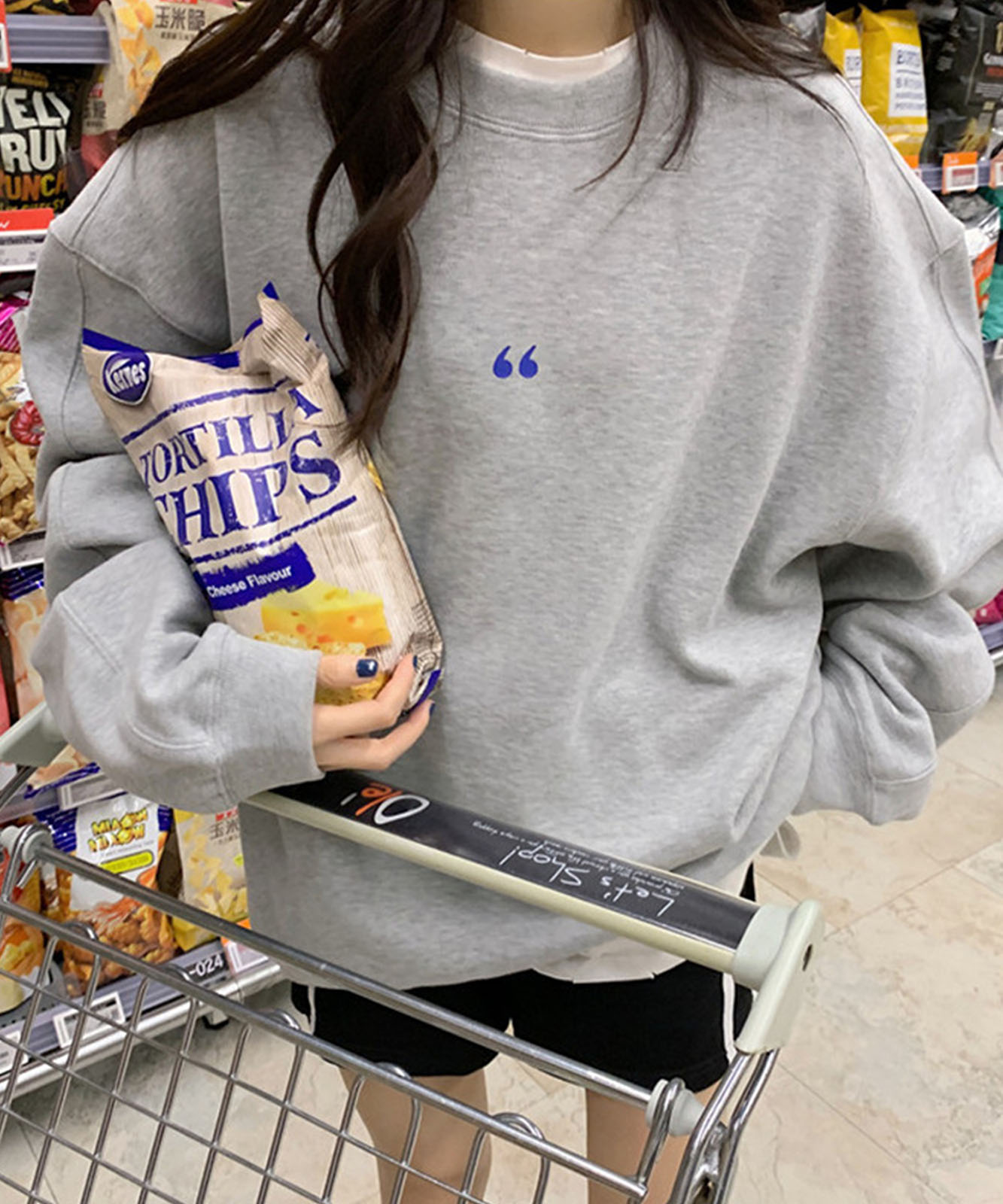 シンボルマーク シンプル ワンポイント オーバーサイズ スウェット トレーナー ビッグシルエット ノームコア メンズ レディース