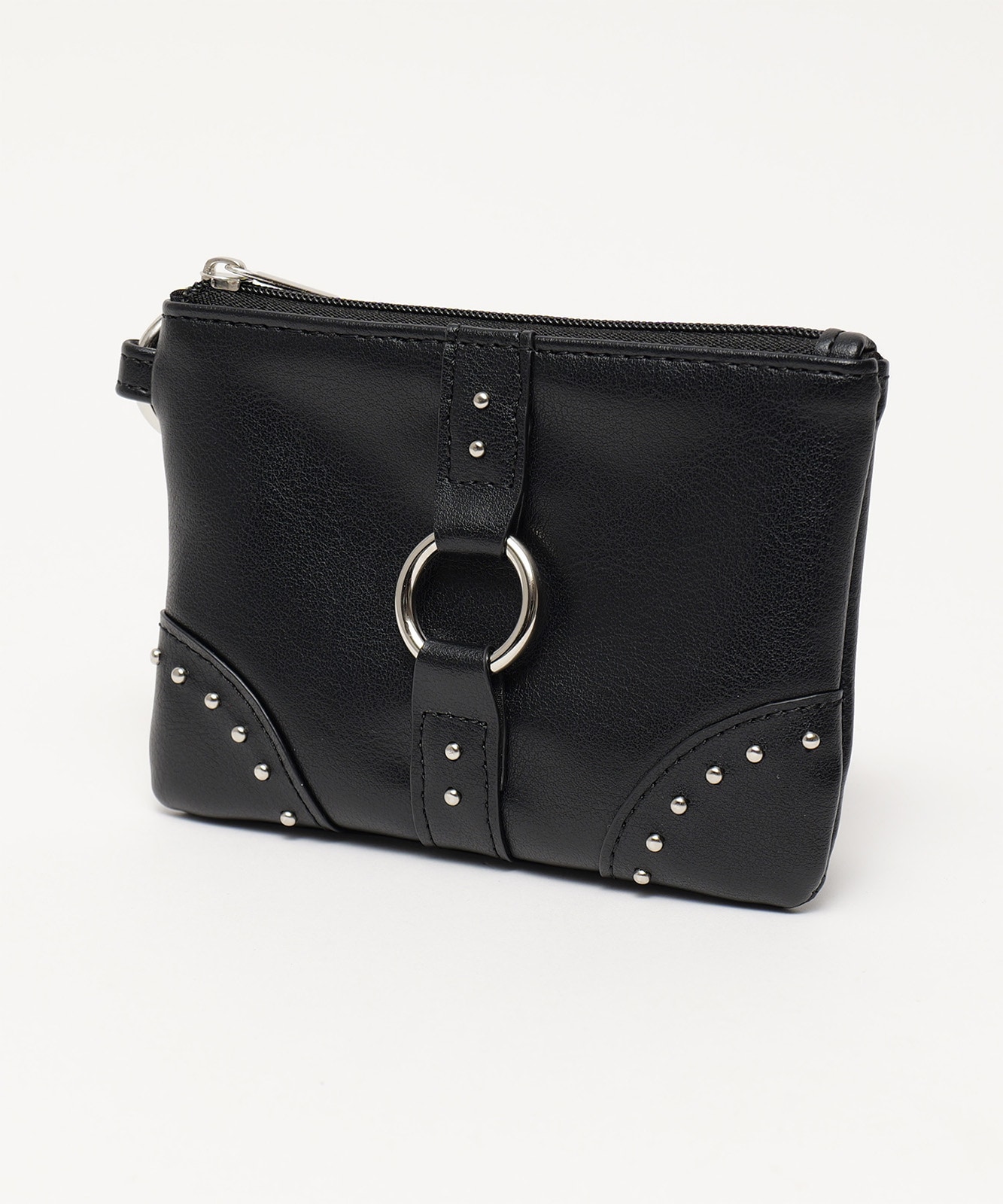 【 DEVICE GAL 】 3パーツ スタッズ カスタム ポーチ ストラップ リップケース付き クロスボディストラップ DSG25140