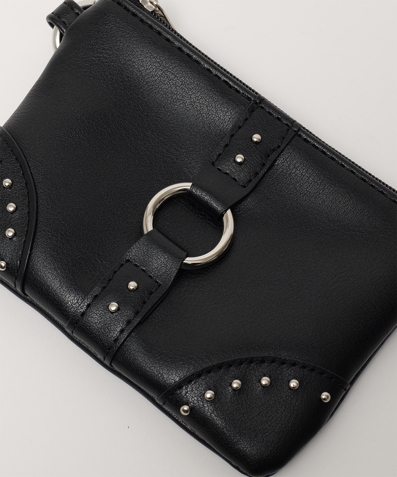 【 DEVICE GAL 】 3パーツ スタッズ カスタム ポーチ ストラップ リップケース付き クロスボディストラップ DSG25140